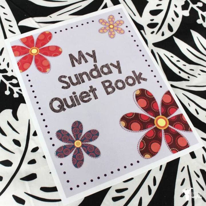 Free Printable Sunday Quiet Book Pattern