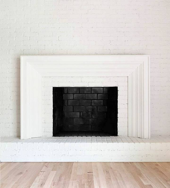 How to Make a White Brick Fireplace Step by Step