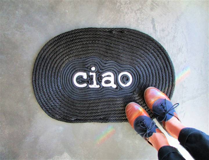 DIY Ciao Rope Doormat