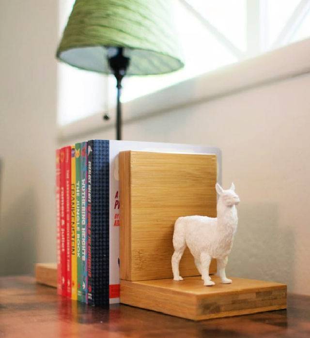 DIY Faux Ceramic Animal Bookends Two Ways