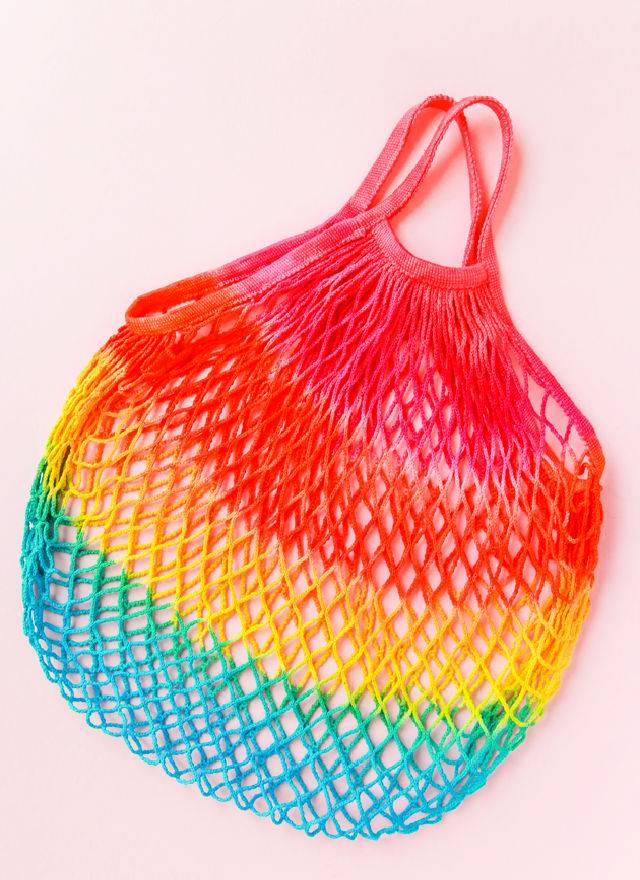 DIY Rainbow Tie Dye Bag