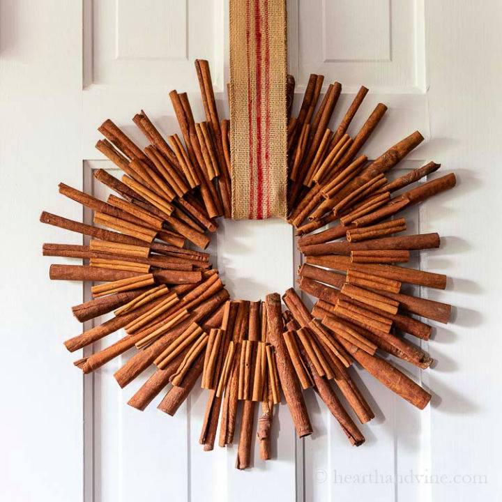 Easy Cinnamon Stick Wreath To Make And Sell