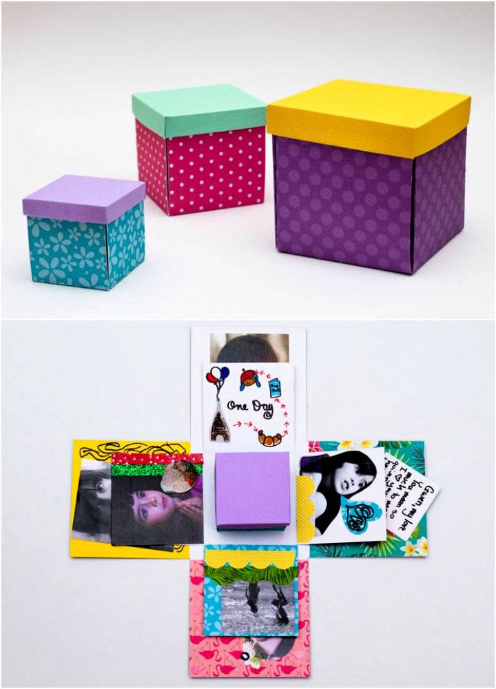 Exploding Gift Box – Paper Craft Idea