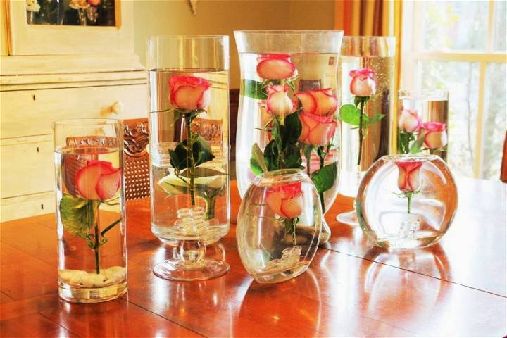 How To Submerge Flowers