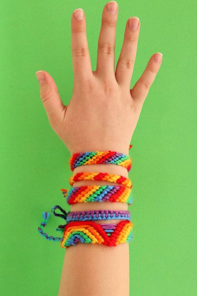 Rainbow Friendship Bracelets