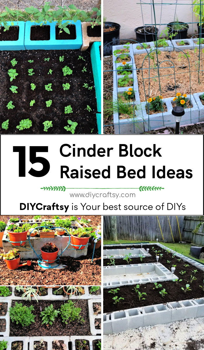 How to Make a Raised Bed Garden with Cinder Blocks - An Artful Mom