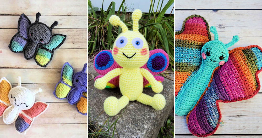 15 free crochet butterfly pattern pdf