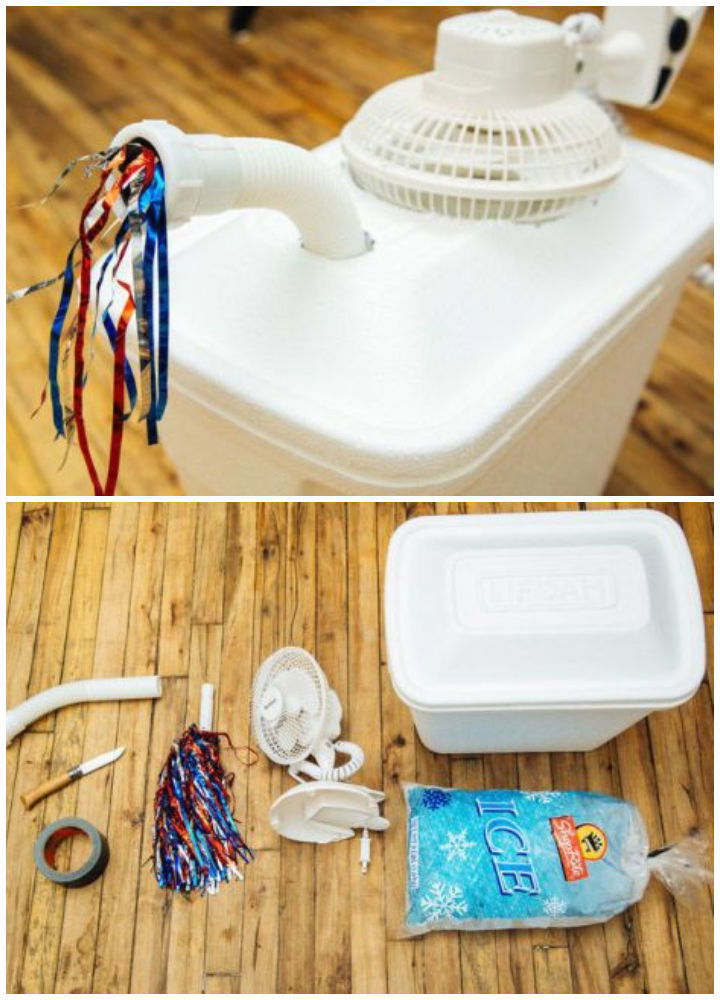 Styrofoam air hot sale conditioner diy