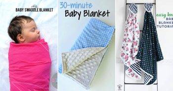 60 easy diy baby blanket ideas and patterns to sew and quilt