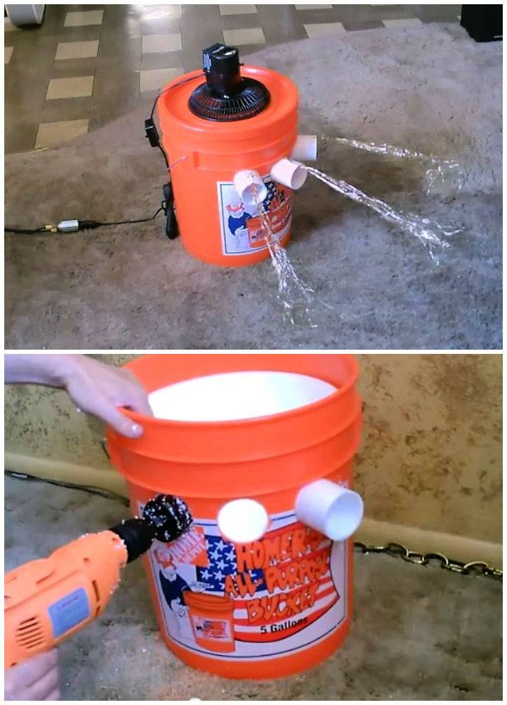 Air Conditioner from a 5 gallon Bucket