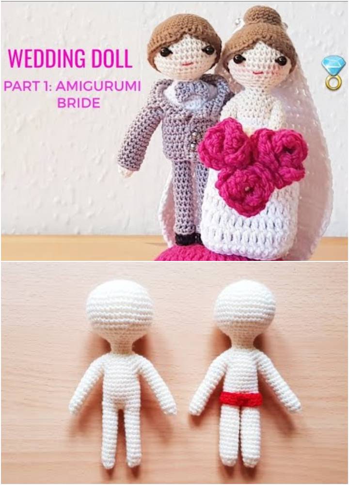 Crochet Amigurumi Bride and Groom Pattern