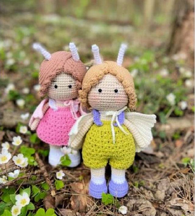 Cute Crochet Amigurumi Butterfly Doll Pattern