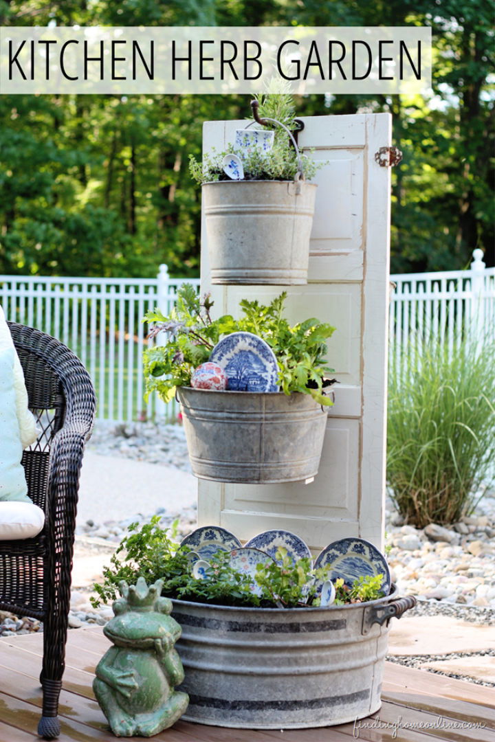 Backyard Kitchen Herb Garden