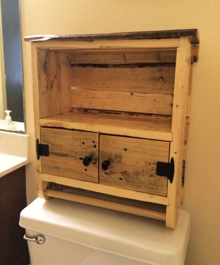 Make a Bathroom Cabinet From Pallet Wood