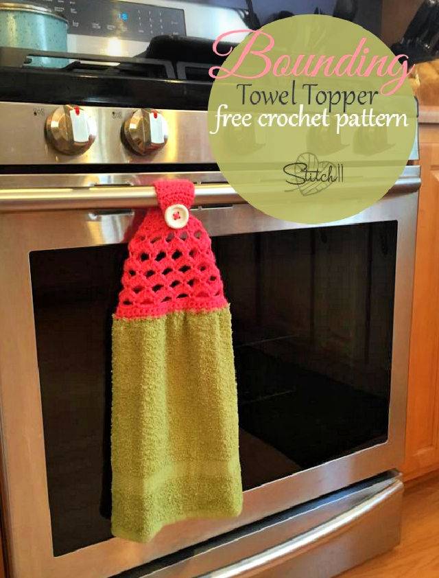 Bounding Towel Topper – Free Crochet Pattern