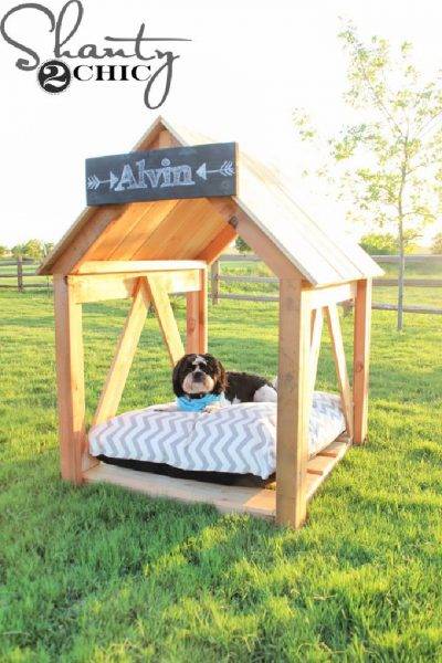 35 Free DIY Dog House Plans with Step by Step Diagrams