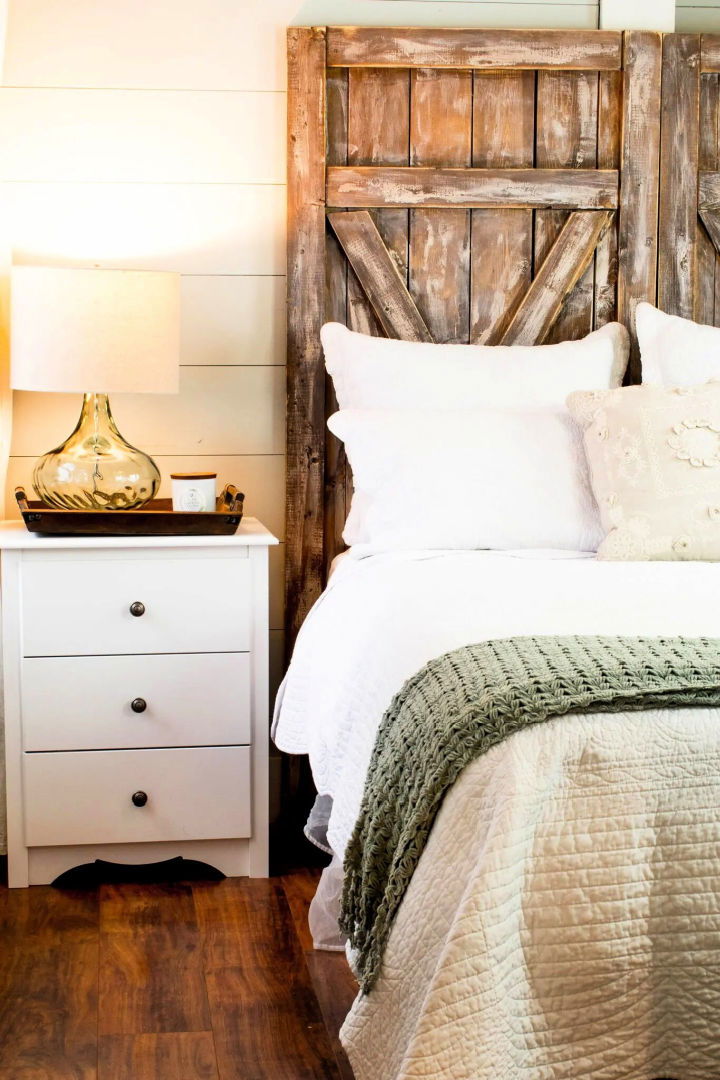 Build A Barn Door Headboard For 50