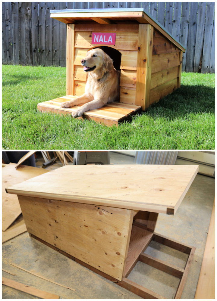 35 Free DIY Dog House Plans with Step by Step Diagrams