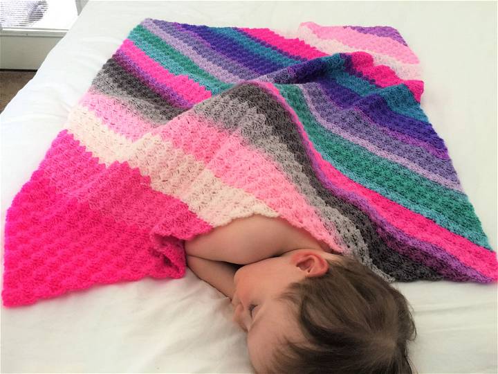 C2C Crochet Three Mandala Thrill Baby Blanket