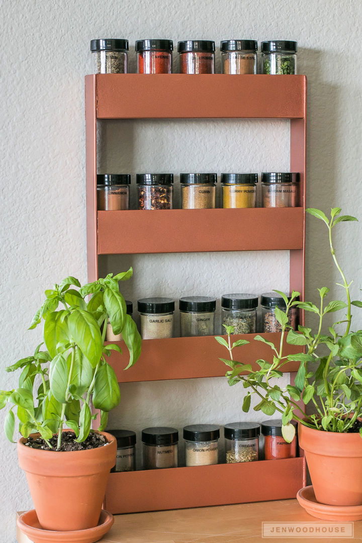 Copper Spice Rack