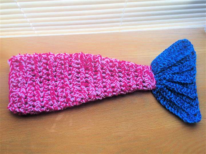 Crochet 18 Doll Mermaid Tail Blanket Pattern
