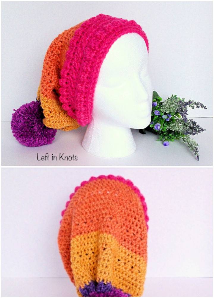 Crochet Autumn Chill Slouchy Hat