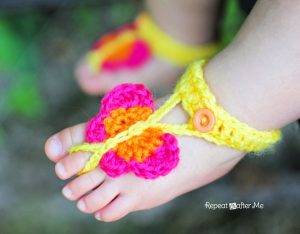 20 Free Crochet Barefoot Sandals Pattern {2022 Updated}