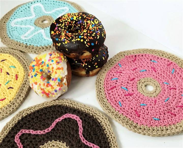 Crochet Donut Dish Cloth – Free Pattern