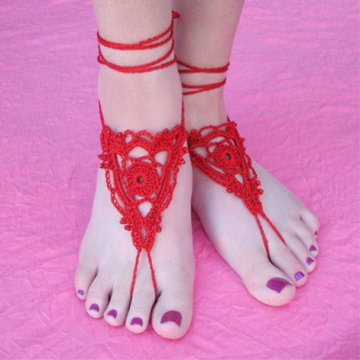 Crochet Goddess Barefoot Sandals