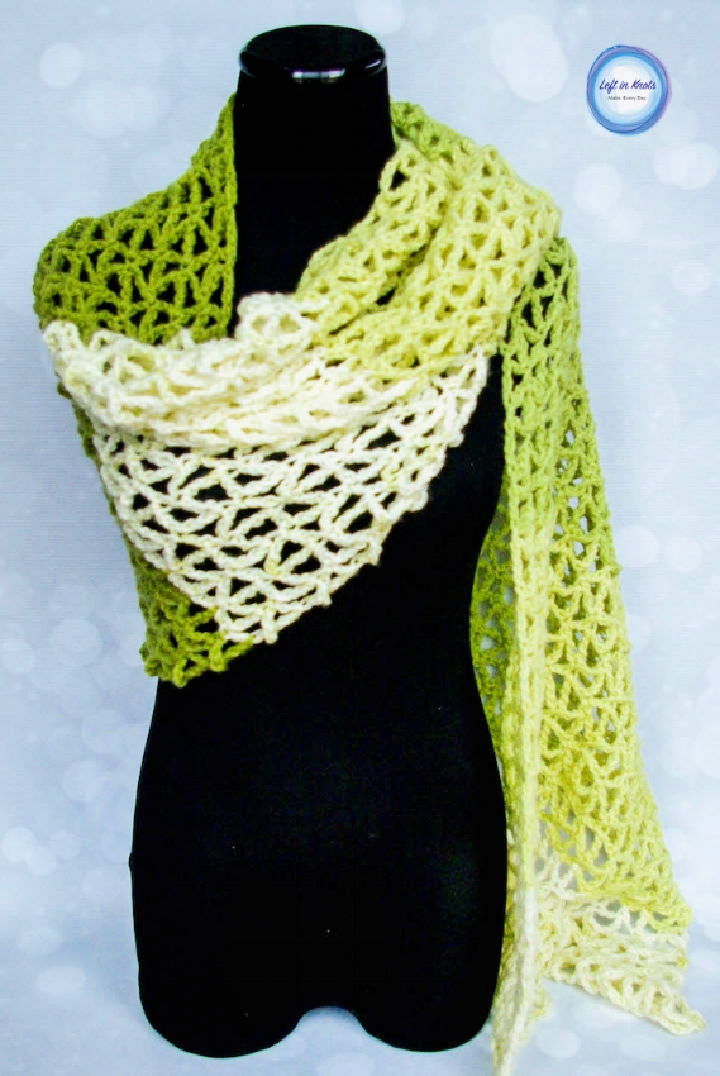 Crochet Greenery Wrap Free Pattern