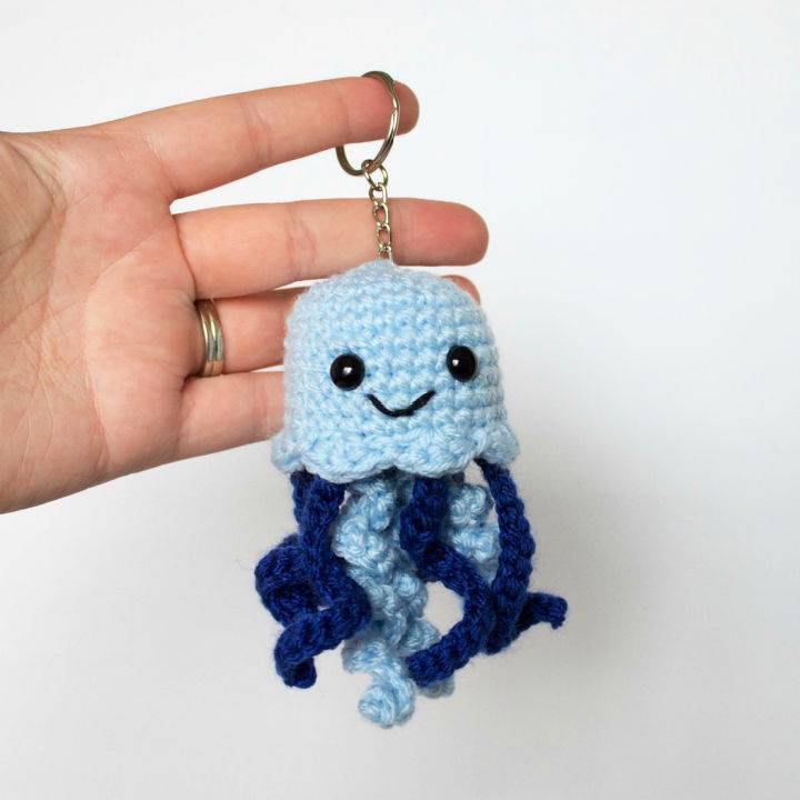 Crochet Jellyfish Keychain Pattern