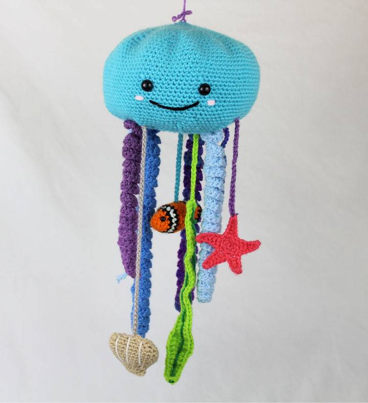 Crochet Octopus Baby Mobile