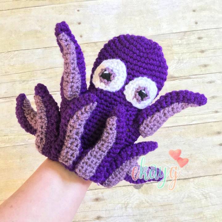 Crochet Octopus Hand Puppet Pattern