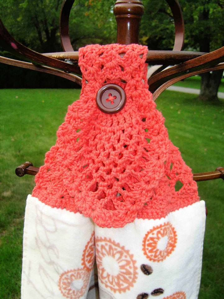 Crochet Pineapple Towel Topper Pattern