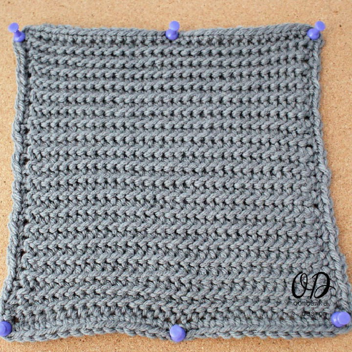 Crochet Slip Slope Square Pattern