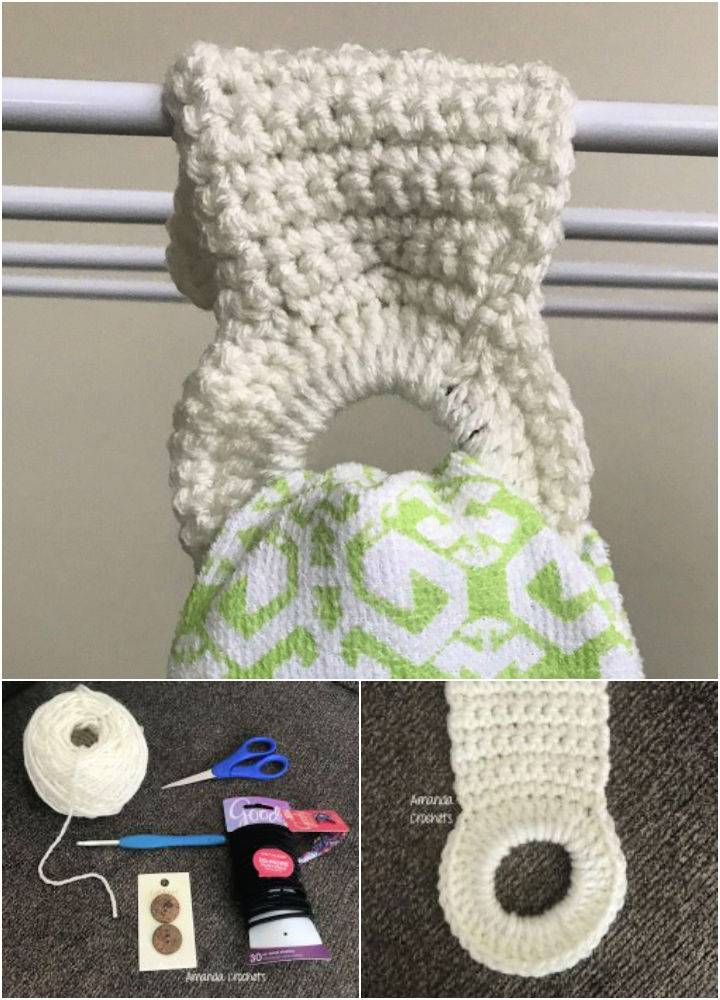 Crochet Towel Topper Pattern for Beginner