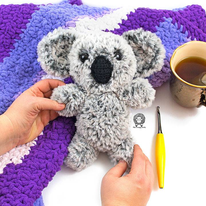 Crocheted Kaya the Koala Amigurumi - Free Pattern