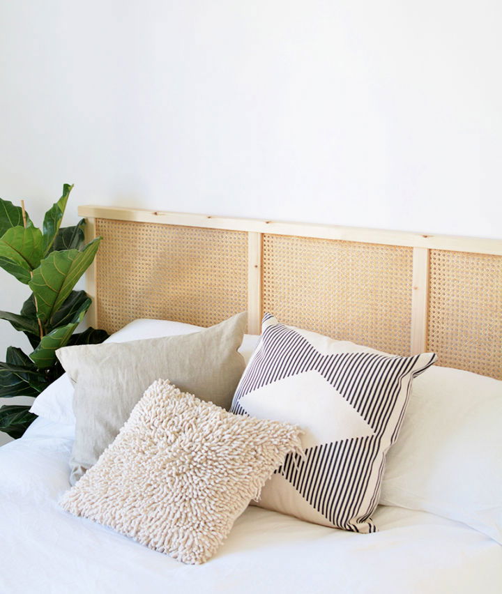 Make a Cane Headboard - IKEA Hack