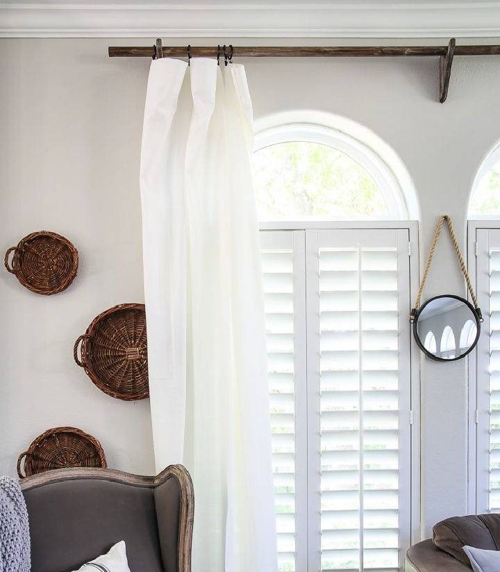How to Make Your Own Curtain Rod