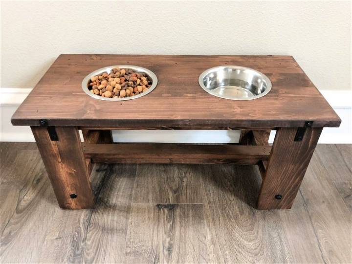 DIY Dog Bowl Stand For Your Puppies
