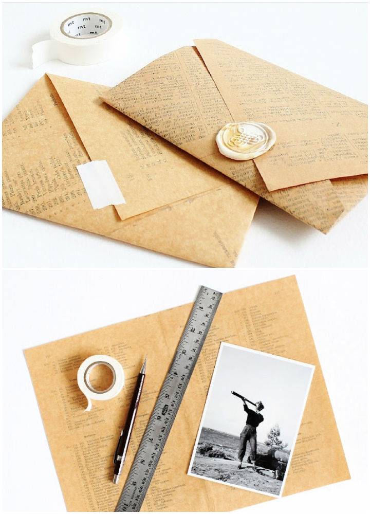DIY Folded Envelopes