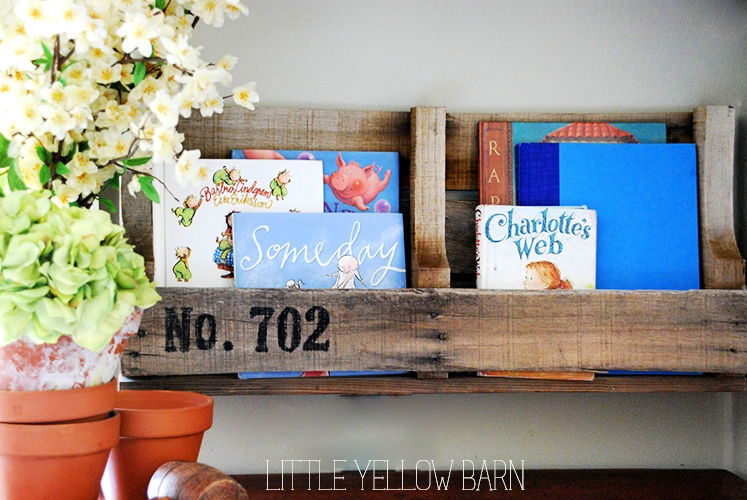 DIY Pallet Shelves