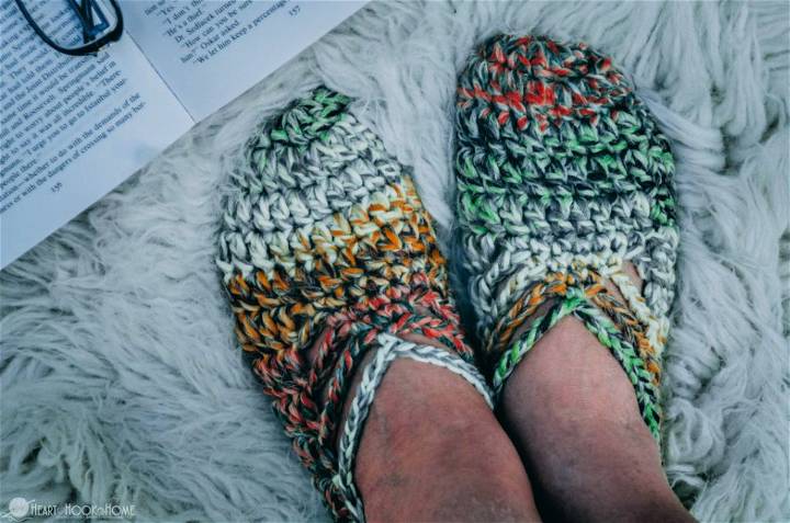Easy Crochet Ballet Slippers Pattern