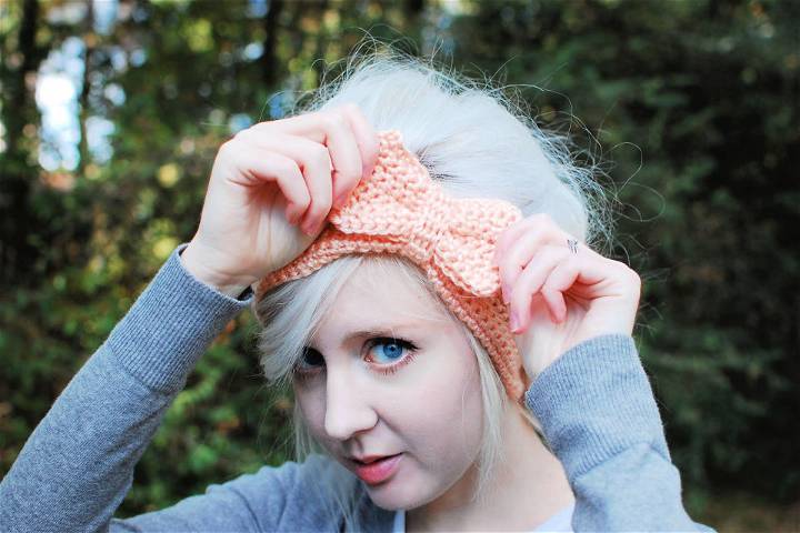 Easy Crochet Bow Headband Free Pattern