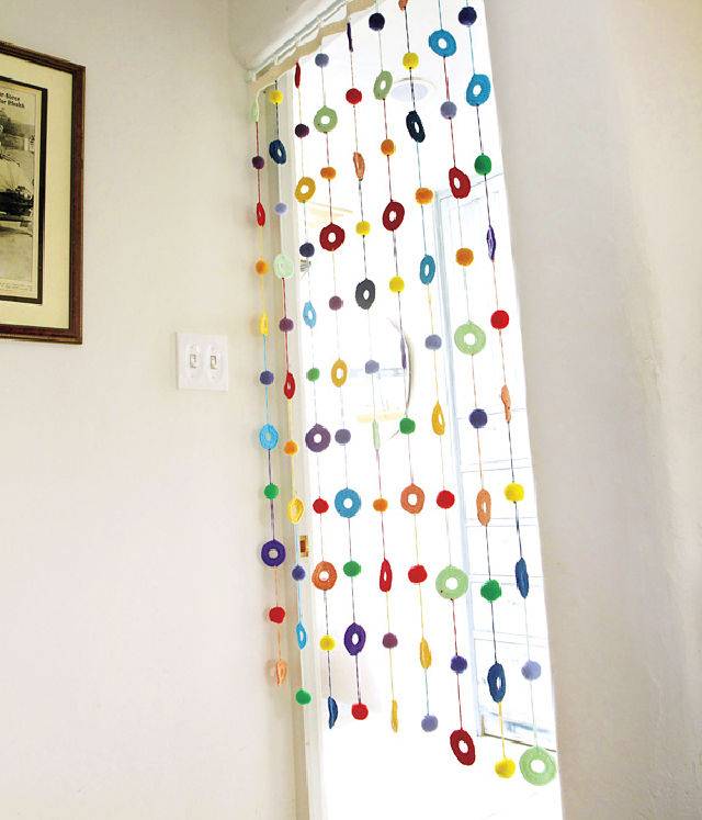 Easy Crochet Colorful Noren Curtain Pattern