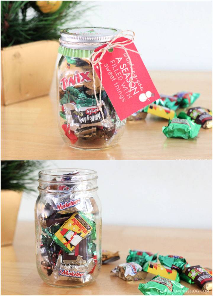 Easy DIY Candy Jar Gift