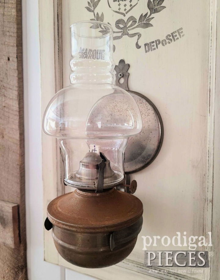 How to Make a Farmhouse-Style Oil Lamp