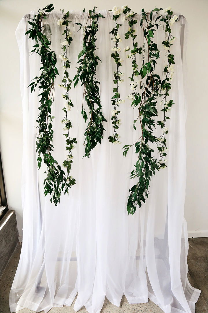 Floral Greenery Backdrop