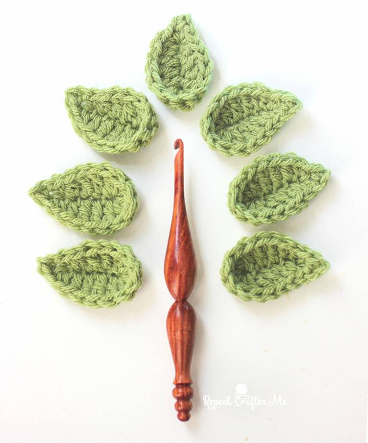 Free Crochet Leaf Pattern