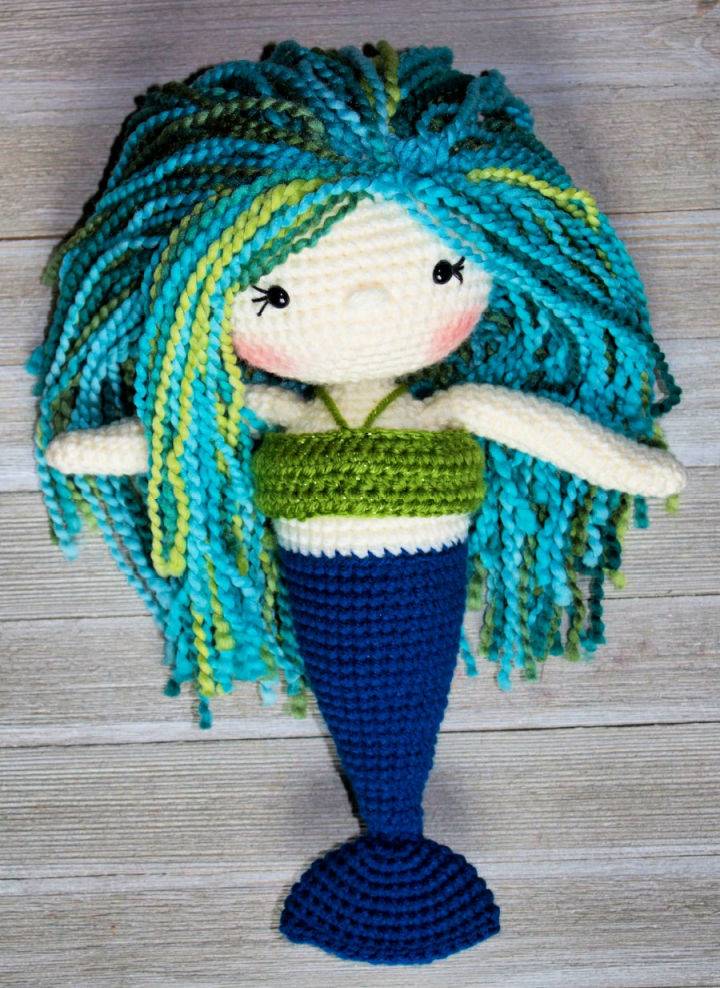 Free Crochet Mermaid Amigurumi Pattern